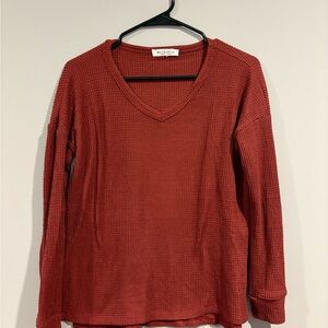 Workshop Thermal Long-Sleeved Shirt with V-Neck